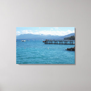 Sjö Tahoe California Photography Canvas