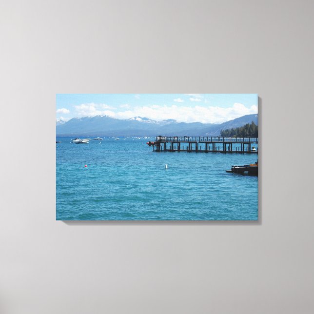 Sjö Tahoe California Photography Canvas (Framsida)