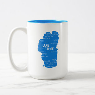 Sjö Tahoe Cities Två-Tonad Mugg