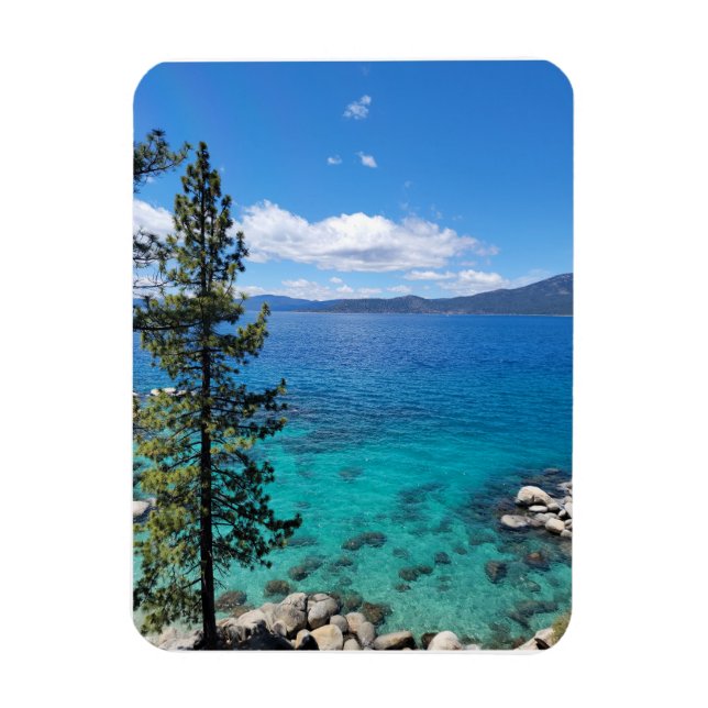 Sjö Tahoe Clear Vatten Magnet (Vertikal)