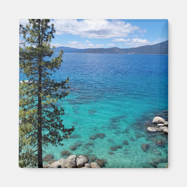 Sjö Tahoe Clear Vatten Magnet (Framsidan)