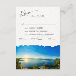 Sjö Tahoe Destination Wedding Physical OSA kort
