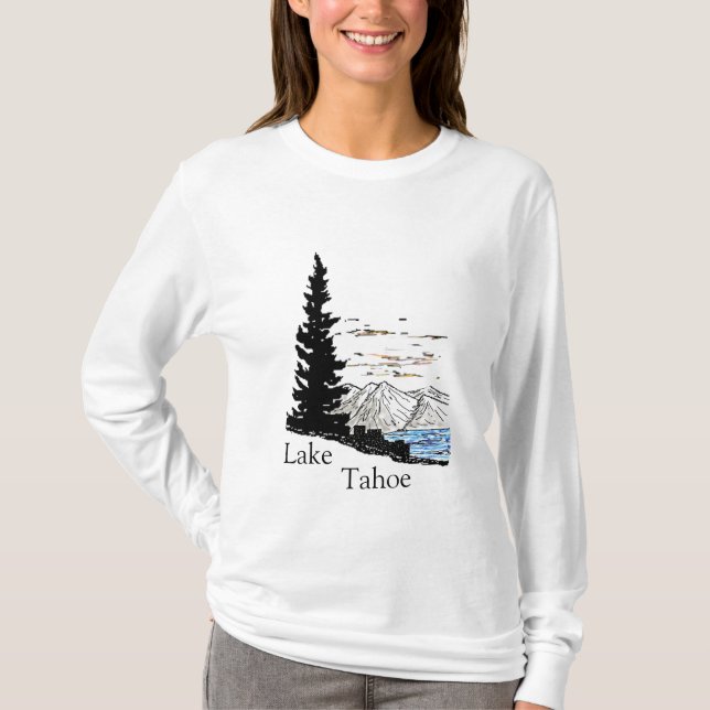 Sjö Tahoe DigiArt, Sjö, Tahoe Tee (Framsida)