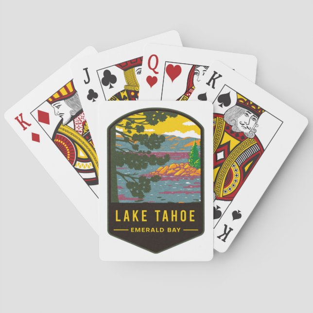 Sjö Tahoe Emerald Bay Casinokort (Baksidan)