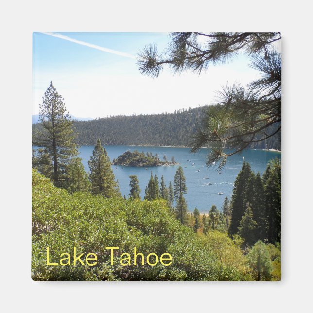 Sjö Tahoe-Emerald Bay Magnet (Framsidan)