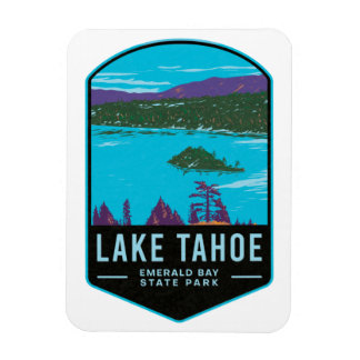 Sjö Tahoe Emerald Bay State Park Magnet