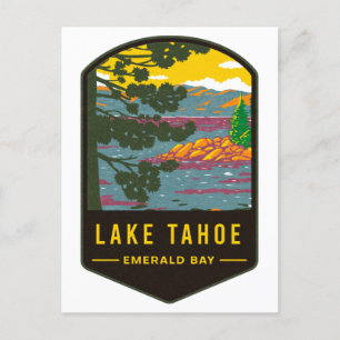 Sjö Tahoe Emerald Bay Vykort