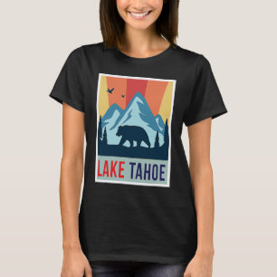 Sjö Tahoe Grizzly bär Kaliforniens ski-bergen C T Shirt
