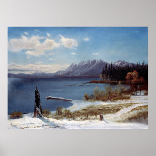 Sjö Tahoe i Winter av Albert Bierstadt Poster