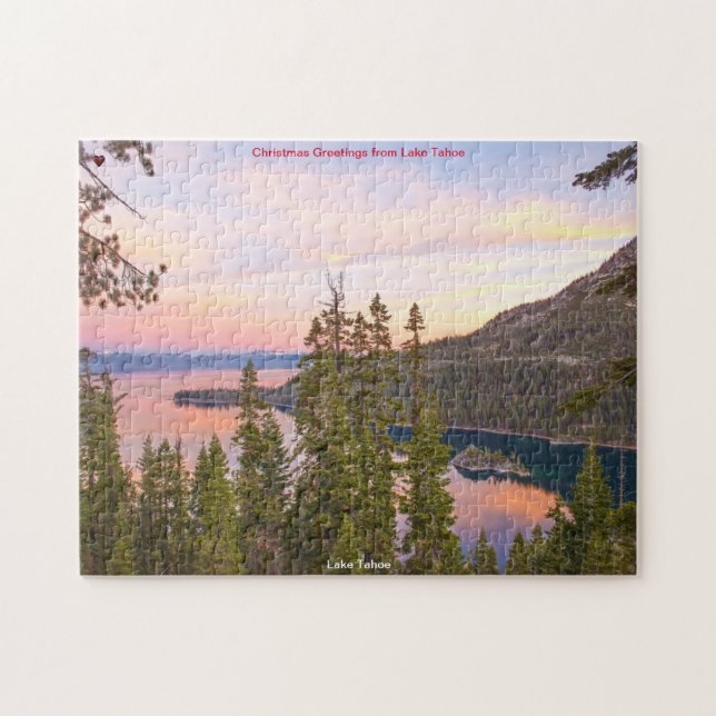 Sjö Tahoe Jigszle Puzzle Pussel (Horisontell)