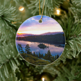 Sjö Tahoe Julgran Ornament