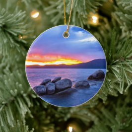 Sjö Tahoe Julgran Ornament