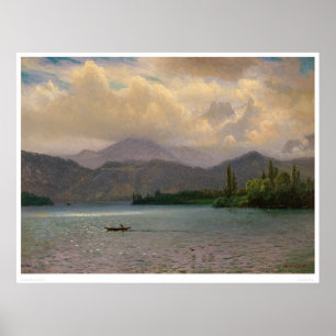 Sjö Tahoe, Kalifornien, Bierstadt (0102a) Poster
