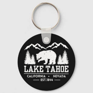 Sjö Tahoe - Kalifornien Grizzly Bear Mountains Nyckelring