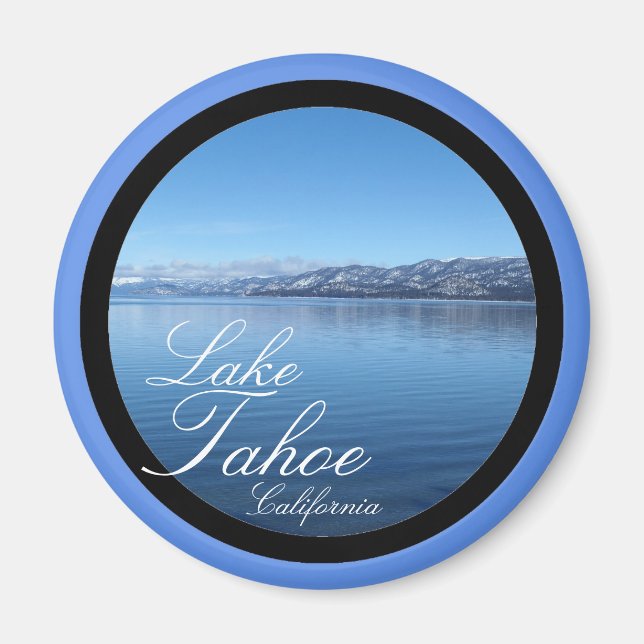 Sjö Tahoe Kaliforniens scenmagnet Magnet (Framsidan)