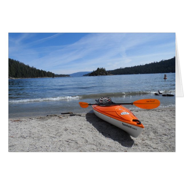 Sjö Tahoe Kayak OBS Kort (Framsidan Horizontal)