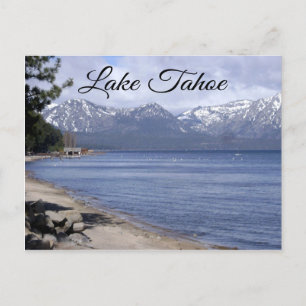 Sjö Tahoe Nevada, Kaliforniens resekort Vykort