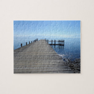 Sjö Tahoe Pier Pussel