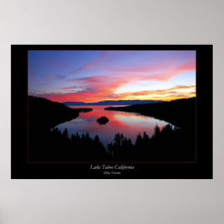 Sjö Tahoe Poster