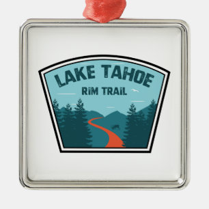 Sjö Tahoe Rim Trail Julgransprydnad Metall