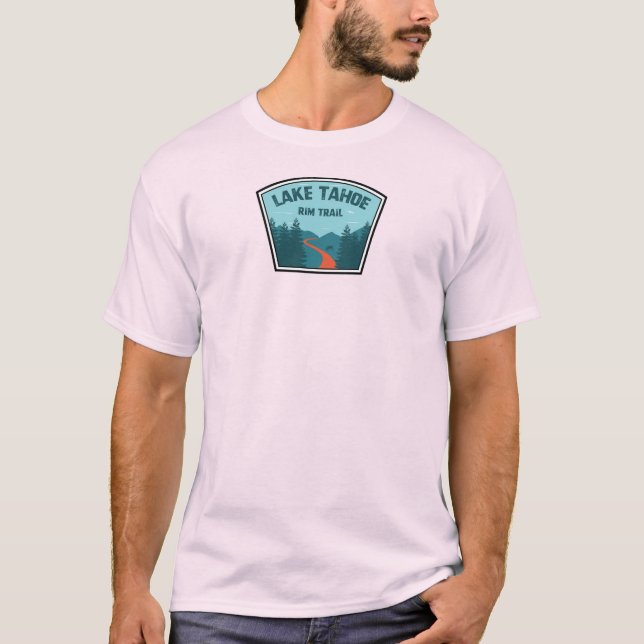 Sjö Tahoe Rim Trail T Shirt (Framsida)