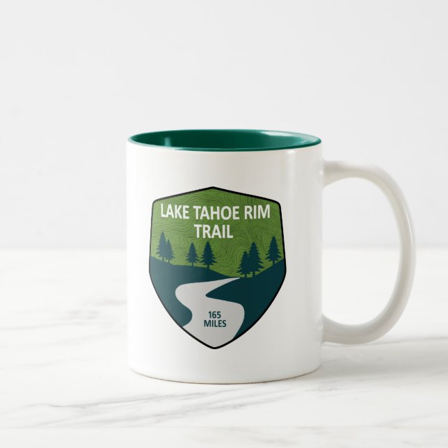Sjö Tahoe Rim Trail Två-Tonad Mugg (Höger)