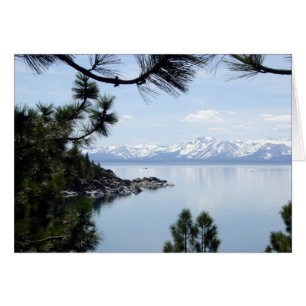 Sjö Tahoe Shoreline OBS Kort