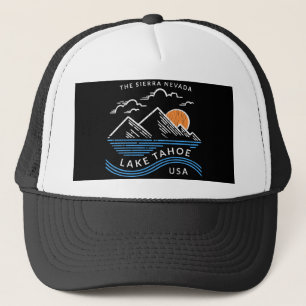 Sjö Tahoe Sierra Nevada Mountain Keps