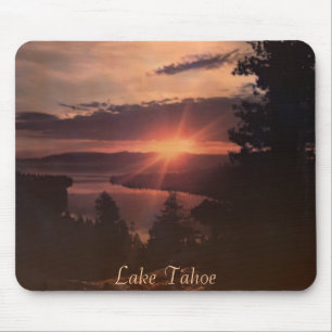Sjö Tahoe Sunrise Mousepad Musmatta