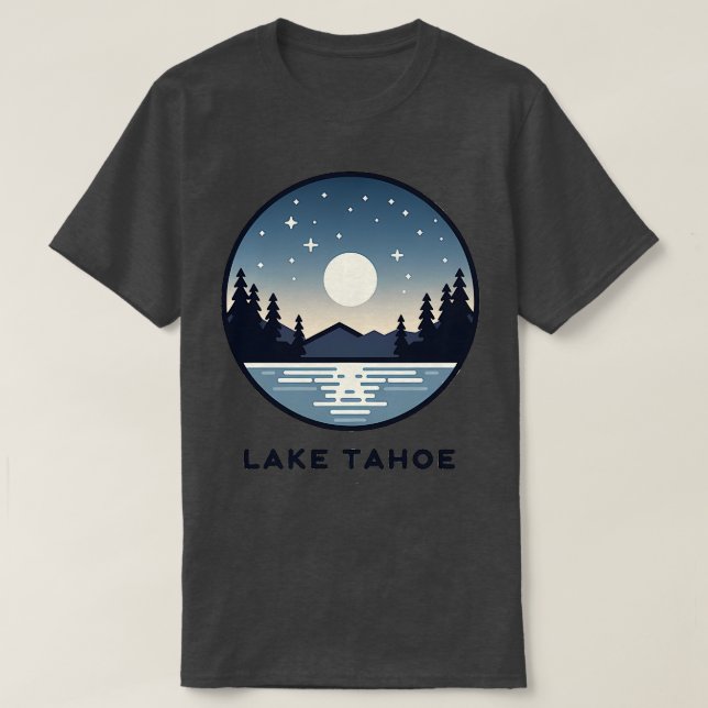 Sjö Tahoe TShirt 6 T Shirt (Design framsida)