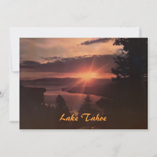 Sjö Tahoe vid inbjudan till Sunrise Party