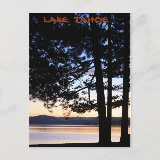 Sjö Tahoe Vykort (Framsida)