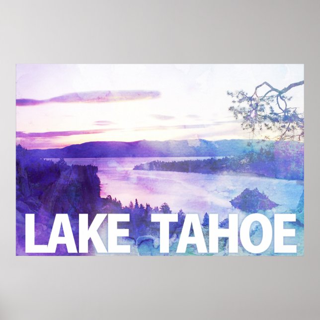 Sjö Tahoes Emerald Bay Poster (Framsidan)