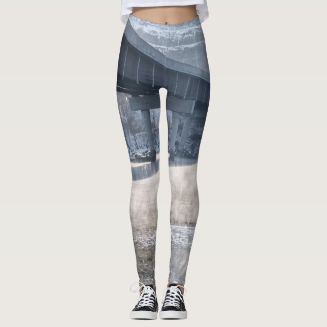 Sjö Taneycomo Foggy Winter Fishing Leggings (Framsida)