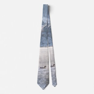Sjö Taneycomo Foggy Winter Fishing Neck Tie Slips