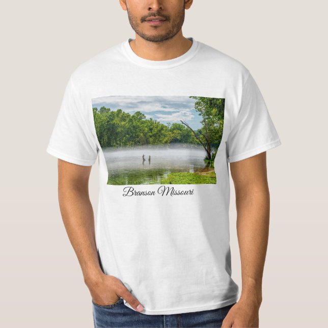 Sjö Taneycomo Summer Fog T-Shirt (Framsida)