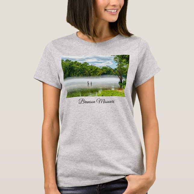 Sjö Taneycomo Summer Fog T-Shirt (Framsida)