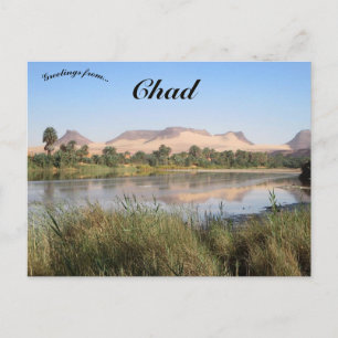 Sjö Teguidei Chad Vykort