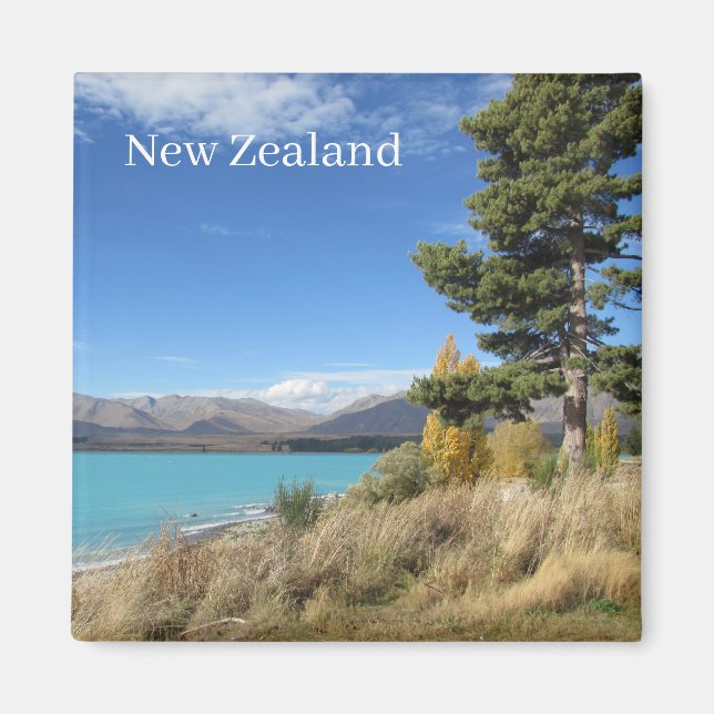 Sjö Tekapo Nya Zeeland Magnet (Framsidan)