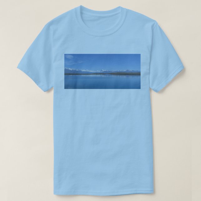 Sjö Tekapo, Nya Zeeland Tee Shirt (Design framsida)