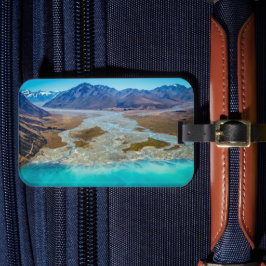 Sjö Tekapo och södra Alpernorna, Nya Zeeland Bagagebricka