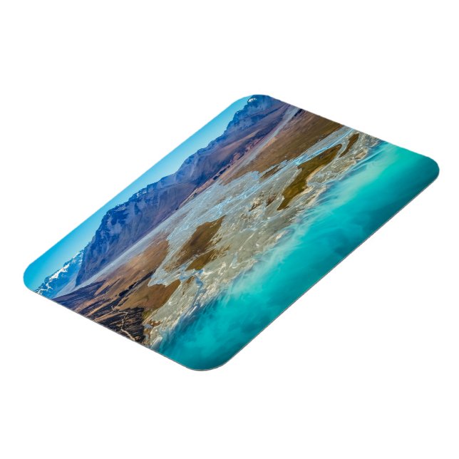 Sjö Tekapo och södra Alpernorna, Nya Zeeland Magnet (Vänstra Sidan)