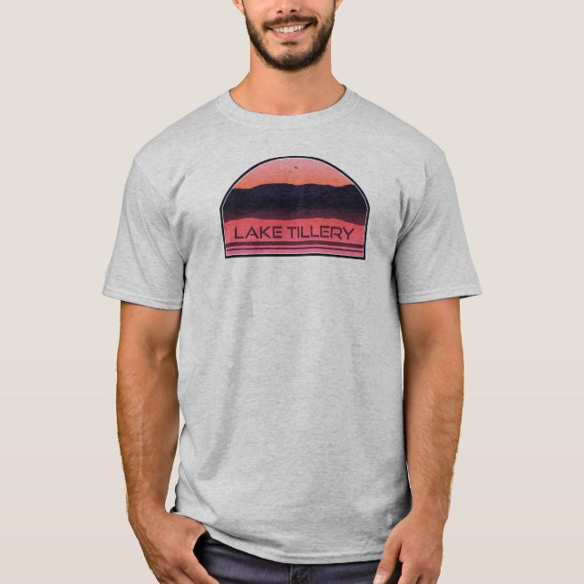 Sjö Tillery North Carolina Red Sunrise T Shirt (Framsida)