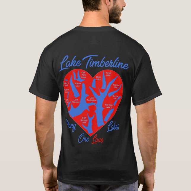 Sjö Timberline, många Sjöar, ett Kärlek T Shirt (Baksida)