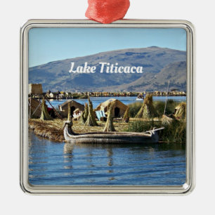 Sjö Titicaca, Flytande ön,  Julgransprydnad Metall
