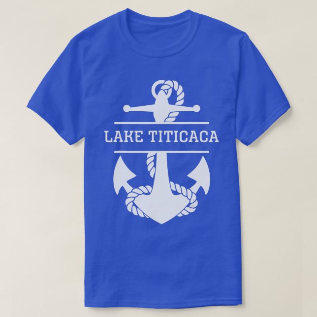 Sjö Titicaca Peru Bolivia Nautism 1 T Shirt (Design framsida)