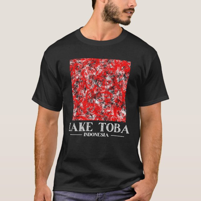 Sjö Toba, Indonesien T Shirt (Framsida)