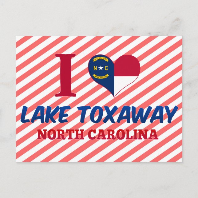 Sjö Toxaway, North Carolina Vykort (Framsida)