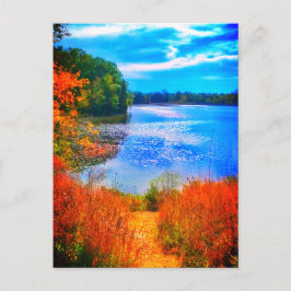 SJÖ TRAIL BRIGHT POSTCARD VYKORT