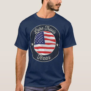 Sjö Travis - Patriotic Texas Souvenir T-Shirt